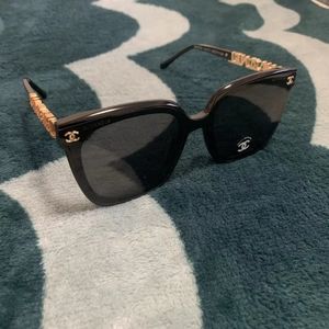 Chanel big LOGO sunglasses